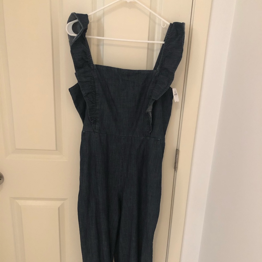 Gap denim jumpsuit
